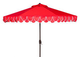 Elegant Valance 9Ft Auto Tilt Umbrella