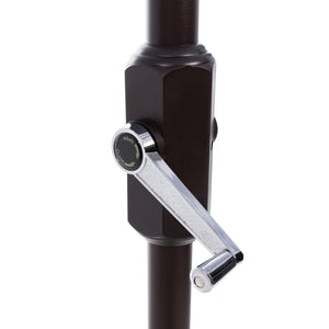 Safavieh Elsa Fashion Line 6.5 X 10 Ft Rect Umbrella In Black White PAT8303A