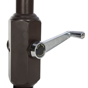 Safavieh Elsa 6.5X10 Rect Umbrella in Navy and White PAT8303B 889048710801