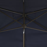 Safavieh Venice 6.5X10 Rect Umbrella in Navy and White PAT8310A 889048710931