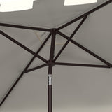Safavieh Zimmerman 7.5' Square Umbrella in White PAT8400K 889048711006