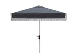 Milan Fringe 7.5 Ft Square Crank Umbrella