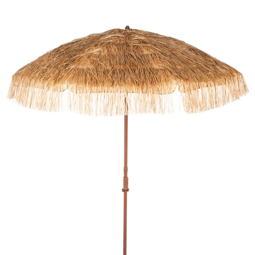Hilo Tiki Umbrella - 6.5 Ft Adjustable Shade for Ultimate Comfort in Your Tropical Oasis Retreat!