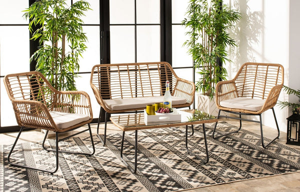 Roston 4 Piece Living Set