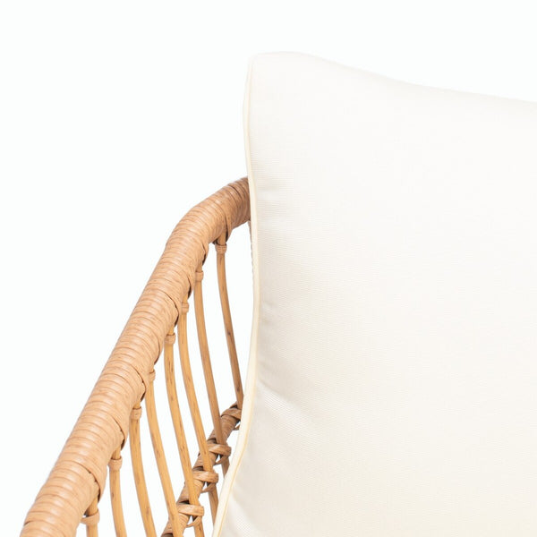 Safavieh Venta 5Pc Living Set Natural/Beige Rattan/Steel PAT9007A-2BX