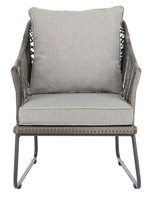 Safavieh Jensen 3Pc Lounge Set in Grey and Grey PAT9008B 889048729810