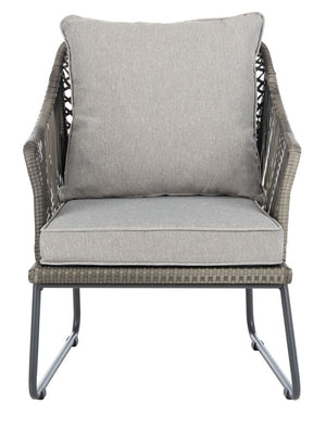 Safavieh Jensen 3Pc Lounge Set in Grey and Grey PAT9008B 889048729810