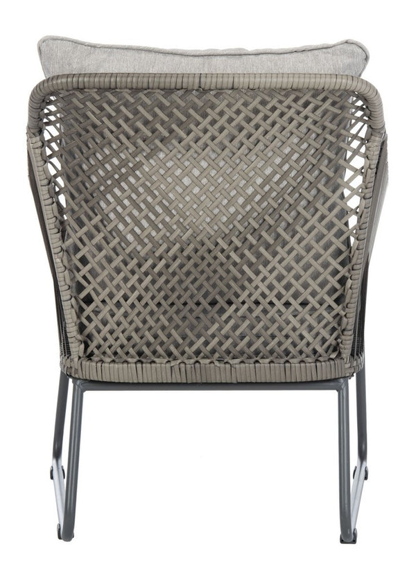 Safavieh Jensen 3Pc Lounge Set in Grey and Grey PAT9008B 889048729810