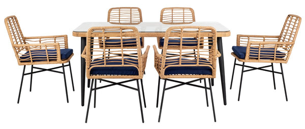 Safavieh Beson 7 Piece Dining Set PAT9010B-3BX
