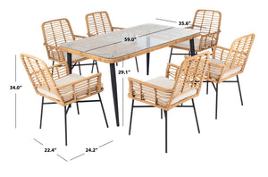 Beson 7Pc Dining Set
