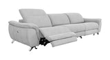 VIG Furniture Divani Casa Paul - Contemporary Grey Fabric Sofa w/ Electric Recliners VGKNE9156-GRY-4S
