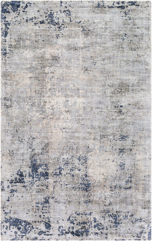 Park Avenue PAV-2300 Modern Viscose Rug PAV2300-81012 Dark Blue, Medium Gray, Camel, Cream, White 100% Viscose 8'10" x 12'