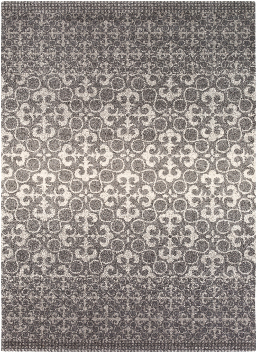Pembridge PBG-1000 Cottage Polypropylene Rug PBG1000-5276 Charcoal, Light Gray 100% Polypropylene 5'3" x 7'7"