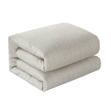 Tyson Beige Twin 5pc Duvet Set