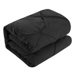 Daya Black Queen 4pc Duvet Set