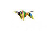 VIG Furniture Modrest Multi Colored Bull Sculpture VGTH-PC-0156 VGTH-PC-0156