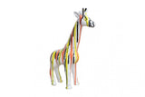 VIG Furniture Modrest Multi Colored Giraffe Sculpture VGTH-PC-0167 VGTH-PC-0167