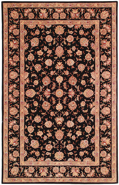 PC106 Round Silk & Wool Rug - Luxurious Handcrafted Design from China