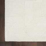 Nourison Michael Amini Ma30 Star SMR01 Glam Handmade Hand Tufted Indoor only Area Rug Ivory 5'3" x 7'3" 99446881014