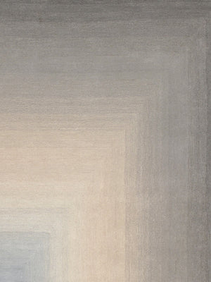 Pasargad Rodeo Collection Hand-Tufted Silver/Ivory Bsilk & Wool Area Rug PCC-02 9X12-PASARGAD