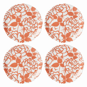Butterfly Meadow Cottage 4-Piece Accent Plates - Set of 4
