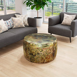 English Elm EE2859 Iron Modern Commercial Grade Coffee Table Multicolor Iron