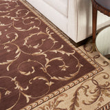 Nourison Somerset ST02 Traditional Machine Made Power-loomed Indoor Area Rug Brown 9'6" x 13' 99446859167