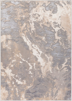 Perception PCP-2308 Modern Polyester, Polypropylene Rug PCP2308-7996 Taupe, Beige, Light Gray, Charcoal, White, Khaki 50% Polyester, 50% Polypropylene 7'9" x 9'6"