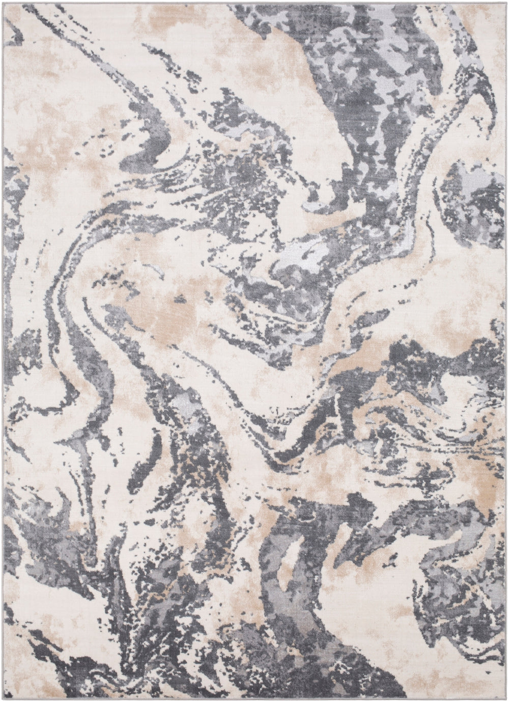 Perception PCP-2309 Modern Polyester, Polypropylene Rug PCP2309-527  50% Polyester, 50% Polypropylene 5'2" x 7'