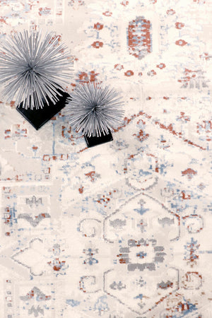 Pasargad Efes Medallion Efes Polypropylene & Polyester Rug PD-169C 4x6-PASARGAD