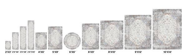 Pasargad Efes Design Power Loom Area Rug PD-169C 5x8-PASARGAD