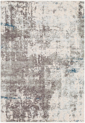 Presidential PDT-2301 Modern Polyester Rug PDT2301-9131 Medium Gray, Charcoal, Ivory, Butter, Pale Blue, Bright Blue, Lime, Peach, Burnt Orange 100% Polyester 8'10" x 12'10"