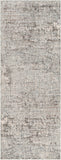 Presidential PDT-2303 Modern Polyester Rug PDT2303-338 Pale Blue, Medium Gray, Butter, Charcoal, Ivory, Bright Blue, Lime, Peach, Burnt Orange 100% Polyester 3'3" x 8'