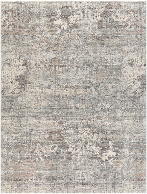 Presidential PDT-2303 Modern Polyester Rug PDT2303-710103 Pale Blue, Medium Gray, Butter, Charcoal, Ivory, Bright Blue, Lime, Peach, Burnt Orange 100% Polyester 7'10" x 10'