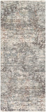 Presidential PDT-2304 Modern Polyester Rug PDT2304-338 Medium Gray, Charcoal, Ivory, Butter, Pale Blue, Bright Blue, Lime, Peach, Burnt Orange 100% Polyester 3'3" x 8'