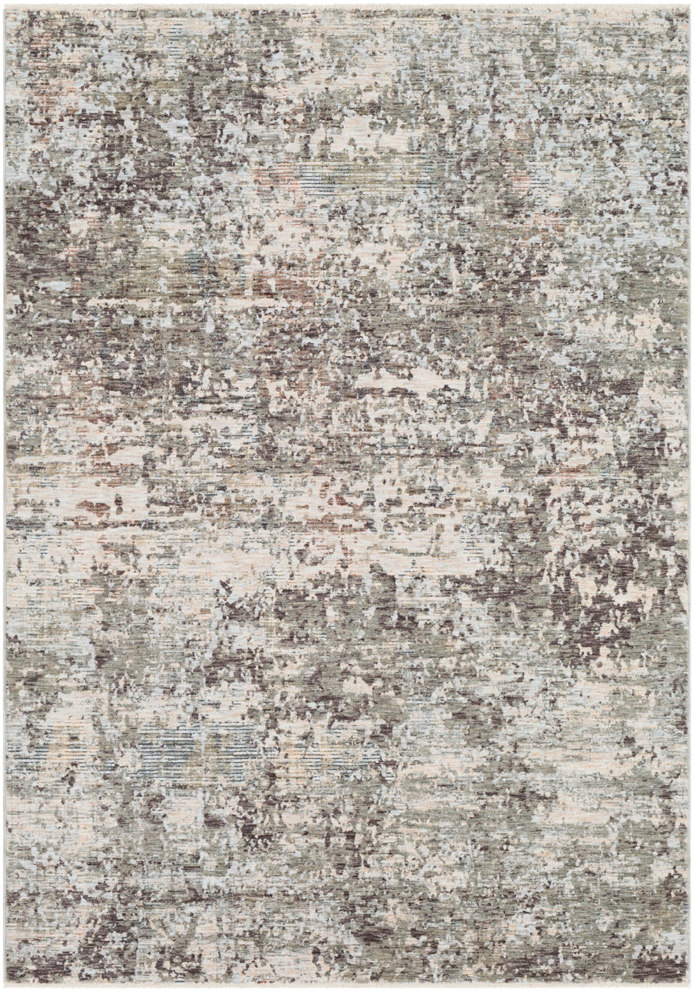 Presidential PDT-2304 Modern Polyester Rug PDT2304-9131 Medium Gray, Charcoal, Ivory, Butter, Pale Blue, Bright Blue, Lime, Peach, Burnt Orange 100% Polyester 8'10" x 12'10"