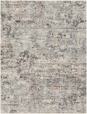 Presidential PDT-2304 Modern Polyester Rug PDT2304-710103 Medium Gray, Charcoal, Ivory, Butter, Pale Blue, Bright Blue, Lime, Peach, Burnt Orange 100% Polyester 7'10" x 10'