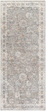 Presidential PDT-2307 Traditional Polyester Rug PDT2307-338 Lime, Medium Gray, Ivory, Butter, Bright Blue, Peach, Burnt Orange, Pale Blue, Charcoal 100% Polyester 3'3" x 8'