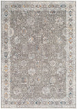 Presidential PDT-2307 Traditional Polyester Rug PDT2307-9131 Lime, Medium Gray, Ivory, Butter, Bright Blue, Peach, Burnt Orange, Pale Blue, Charcoal 100% Polyester 8'10" x 12'10"