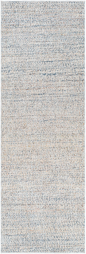 Presidential PDT-2312 Modern Polyester Rug PDT2312-3310 Dark Green, Dark Blue, Ivory, Butter, Burnt Orange 100% Polyester 3'3" x 10'
