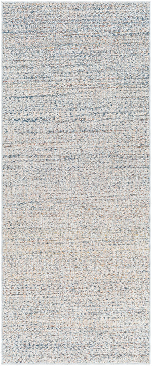 Presidential PDT-2312 Modern Polyester Rug PDT2312-338 Dark Green, Dark Blue, Ivory, Butter, Burnt Orange 100% Polyester 3'3" x 8'