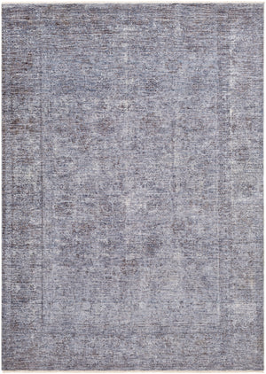 Presidential PDT-2319 Traditional Polyester Rug PDT2319-9131 Bright Blue, Pale Blue, Dark Blue, Charcoal, Medium Gray, Ivory 100% Polyester 8'10" x 12'10"