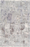 Presidential PDT-2322 Modern Polyester Rug PDT2322-9131 Medium Gray, Bright Blue, Pale Blue, Dark Blue, Charcoal, Dark Green, Ivory 100% Polyester 8'10" x 12'10"