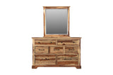 Porter Designs Crossroads Solid Sheesham Wood Natural Dresser Natural 04-196-01-C004