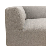 Pasargad Portfino Modern Sectional Sofa with Fur Pillow PDY-20024-PASARGAD