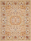 Nourison Majestic MST03 Persian Machine Made Loom-woven Indoor only Area Rug Sand 8'6" x 11'6" 99446713360