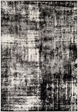 Pepin PEI-1006 Modern Polypropylene Rug PEI1006-5376 Charcoal, Black, Cream, Medium Gray 100% Polypropylene 5'3" x 7'7"