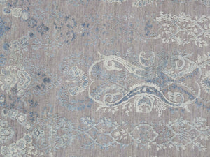 Pasargad Transitional Collection Hand-Knotted Silk & Wool Area Rug PF-10GB 8X10-PASARGAD