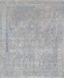 Pasargad Transitional Collection Hand-Knotted Silk & Wool Area Rug PF-10GB 8X10-PASARGAD