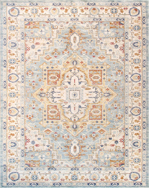 Pasargad Heritage Medallion Heritage Polypropylene & Polyester Rug pfh-02 8x10-PASARGAD